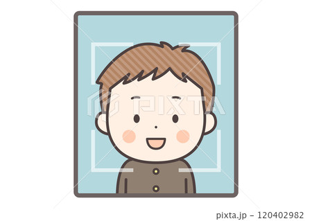 顔認証をする男子学生 120402982