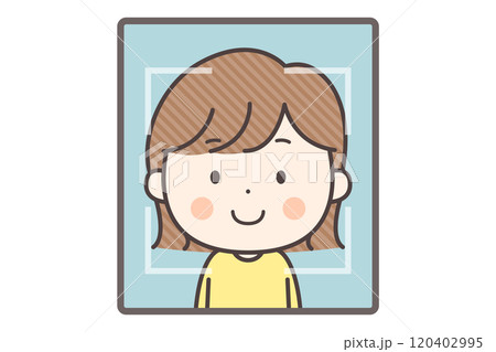 顔認証をする女性 120402995