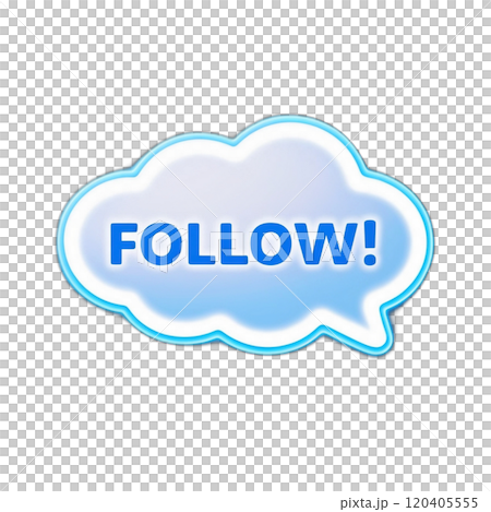 文字の入ったネオンカラーの吹き出し 文字の入ったネオンカラーの吹き出し 120405555