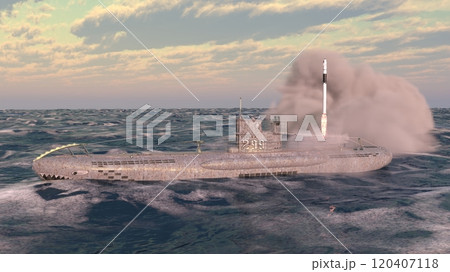 弾道ミサイル潜水艦 弾道ミサイル潜水艦 120407118