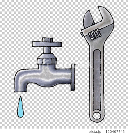 水龍頭和活動扳手 水龍頭和活動扳手 120407743