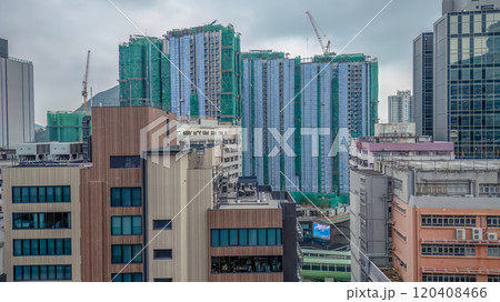 Wong Chuk Hang Industrial Area in Hong Kong Nov 16 2024 120408466