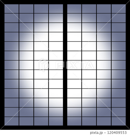 逆光の障子 120409553