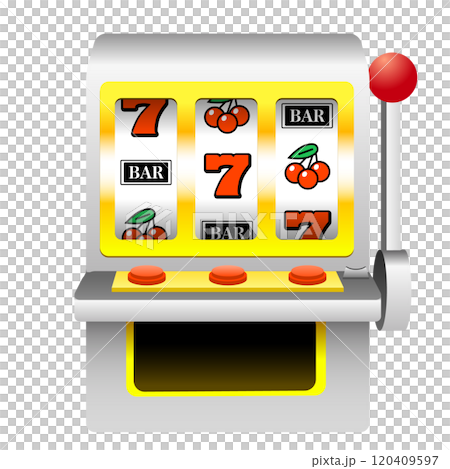Slot machine illustration with texture Slot machine illustration with texture 120409597