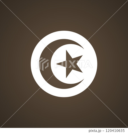 Symbol from the flag of Tunisia 120410635