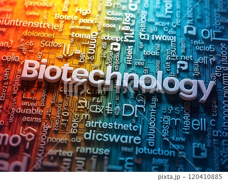 Exploring the diverse applications and concepts in biotechnology through vibrant, colorful representations of terms Exploring the diverse applications and concepts in biotechnology through vibrant, colorful representations of terms 120410885