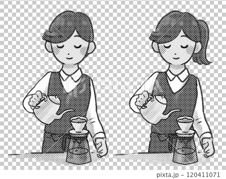 男人和女人滴咖啡_monotone 120411071