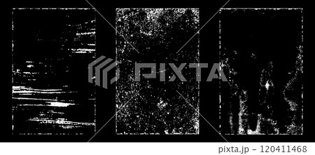 Black and white grunge. Distress overlay texture. Abstract surface dust and rough dirty wall background concept. Distress illustration simply place over object to create grunge effect. Vector EPS10. 120411468