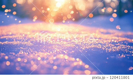 Peaceful Winter Morning with Fresh Snow 120411801