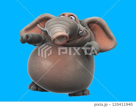 Fun 3D cartoon character 120411940