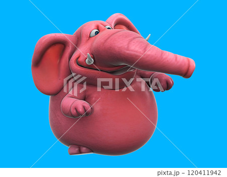 Fun 3D cartoon character 120411942