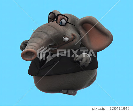 Fun 3D cartoon character 120411943