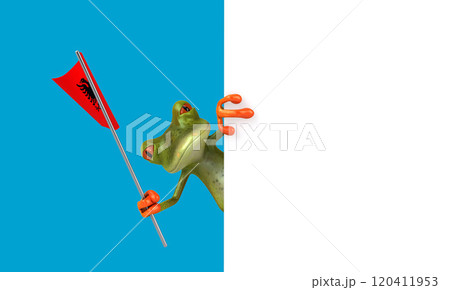Fun 3D cartoon character 120411953