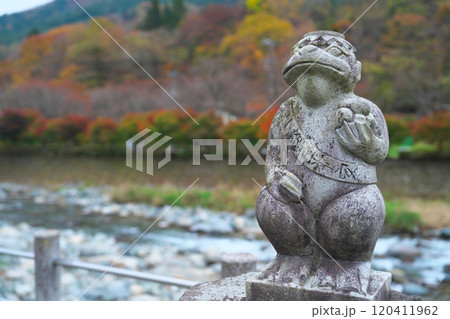 道の駅どうしの河童像 道の駅どうしの河童像 120411962