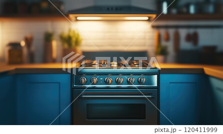 Modern Stove as the Focal Point of a Stylish Kitchen 120411999