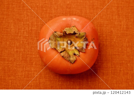 秋の果物といえば柿。 120412143