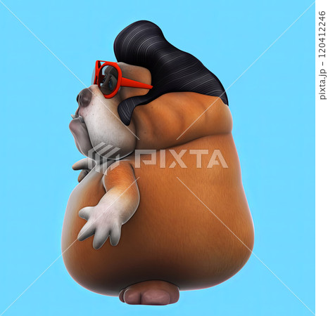 Fun 3D cartoon character illustration Fun 3D cartoon character illustration 120412246