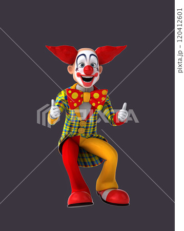 Fun 3D cartoon characterのイラスト素材 [120412601] - PIXTA