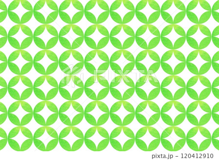 水彩の和柄　七宝柄 120412910