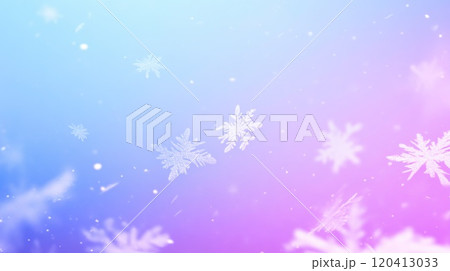 Snowflakes Gently Falling in Winter Sky Snowflakes Gently Falling in Winter Sky 120413033