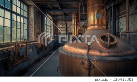 Boiler tanks in brewery factor 120413302