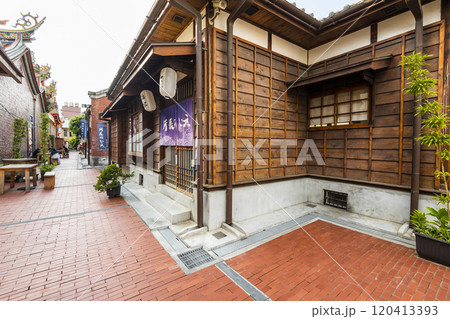 Building view of the Wuqi Cultural Branch Office in Taichung, Taiwan. It was Wuqi Official Police Station and Dormitory during the Japanese rule. Building view of the Wuqi Cultural Branch Office in Taichung, Taiwan. It was Wuqi Official Police Station and Dormitory during the Japanese rule. 120413393