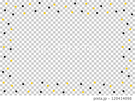 星 フレーム 黄色 黒 シンプル 可愛い 星 フレーム 黄色 黒 シンプル 可愛い 120414098