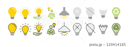 電球アイコン,アイデアのインスピレーションのアイコン 120414185