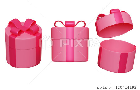 pink cylindrical box 3D graphic pink cylindrical box 3D graphic 120414192