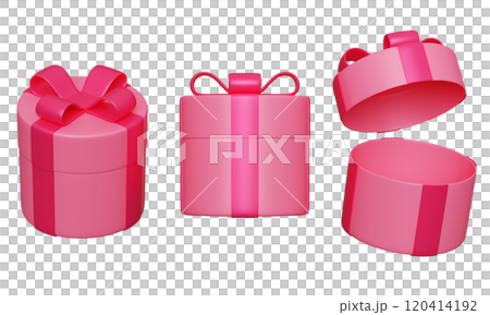 pink cylindrical box 3D graphic pink cylindrical box 3D graphic 120414192