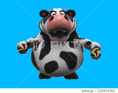 Fun 3D cartoon character 120414362