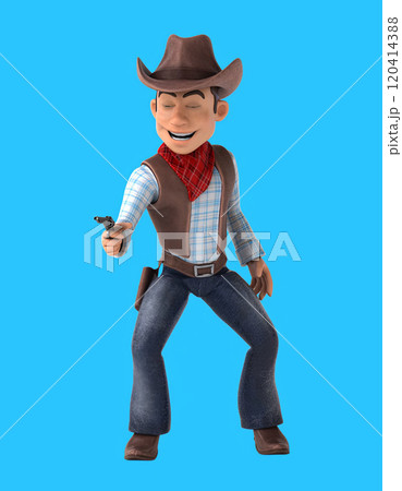 Fun 3D cartoon character 120414388