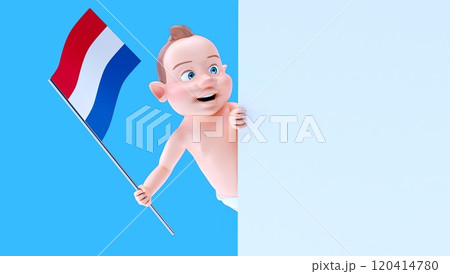 Fun 3D cartoon character 120414780
