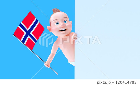 Fun 3D cartoon character 120414785