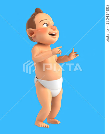 Fun 3D cartoon character Fun 3D cartoon character 120414808