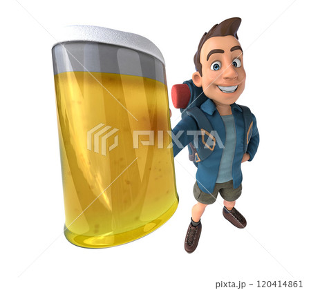 Fun 3D cartoon character Fun 3D cartoon character 120414861