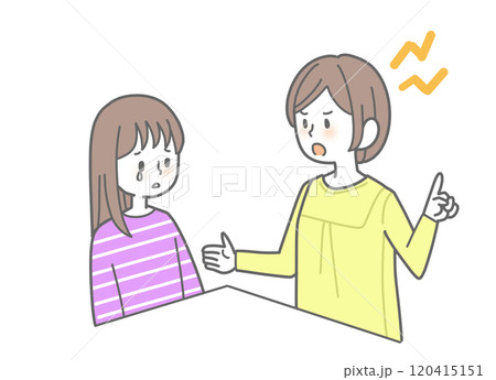 叱られる子供 叱られる子供 120415151