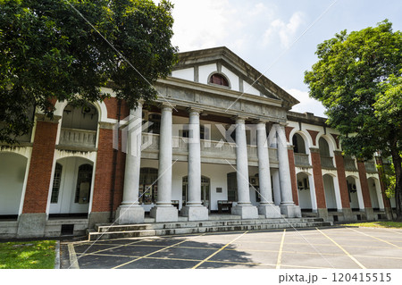History Bldg at the campus of National Cheng Kung University in Tainan, Taiwan, It was the Former Japanese Army Infantry Second Regiment Dormitories. 120415515