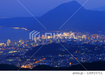 別府市街夜景（十文字原展望台より） 120415711