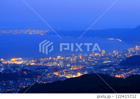 別府市街夜景(十文字原展望台より) 別府市街夜景(十文字原展望台より) 120415712