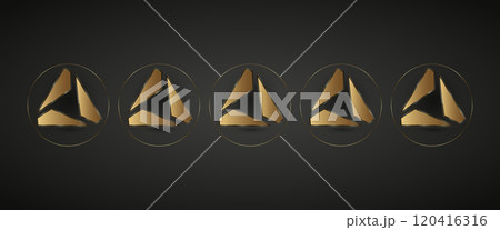 abstract vector logo for business card abstract vector logo for business card 120416316