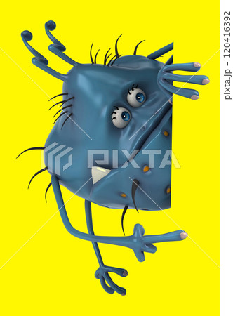 Fun 3D cartoon character 120416392