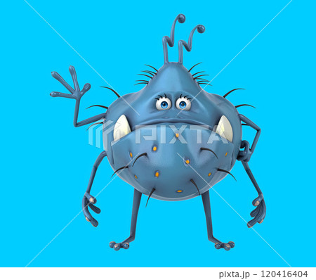 Fun 3D cartoon character 120416404