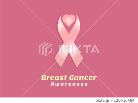 breast cancer design over pink background vector illustration 120416484