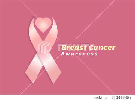 breast cancer design over pink background vector illustration 120416485