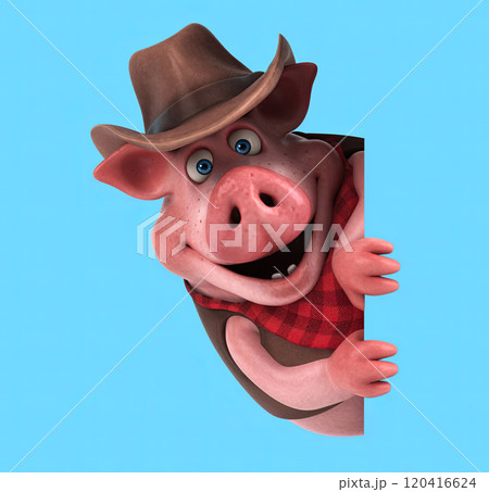 Fun 3D cartoon character Fun 3D cartoon character 120416624
