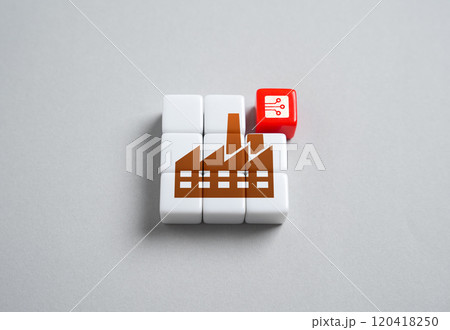 Industrial plant depends on semiconductor components and high-tech solutions. Equipment and spare parts. Automation of production. Sanctions and embargoes. Artificial intelligence. Industrial plant depends on semiconductor components and high-tech solutions. Equipment and spare parts. Automation of production. Sanctions and embargoes. Artificial intelligence. 120418250