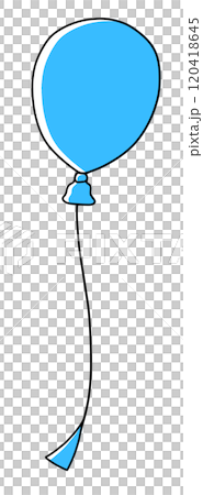 Loose and simple basic balloon, solid color 120418645
