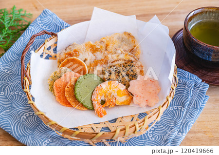 シーフードせんべい 120419666