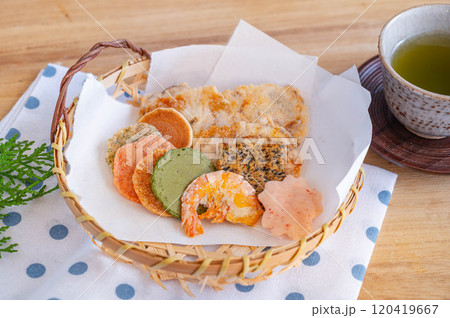 シーフードせんべい 120419667